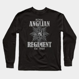 Royal Anglian Regiment (distressed) Long Sleeve T-Shirt